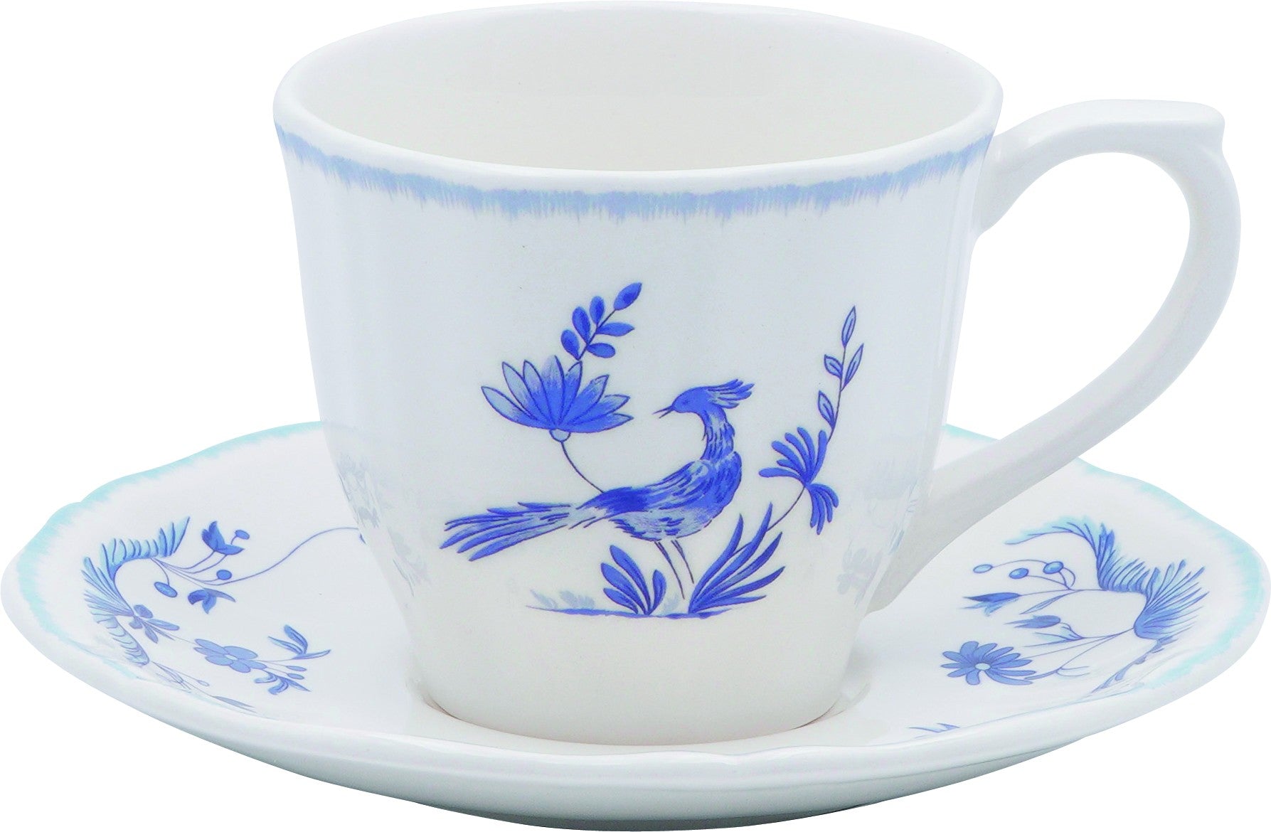 U.S. Tea Cup & Saucer, Paradis Bleu