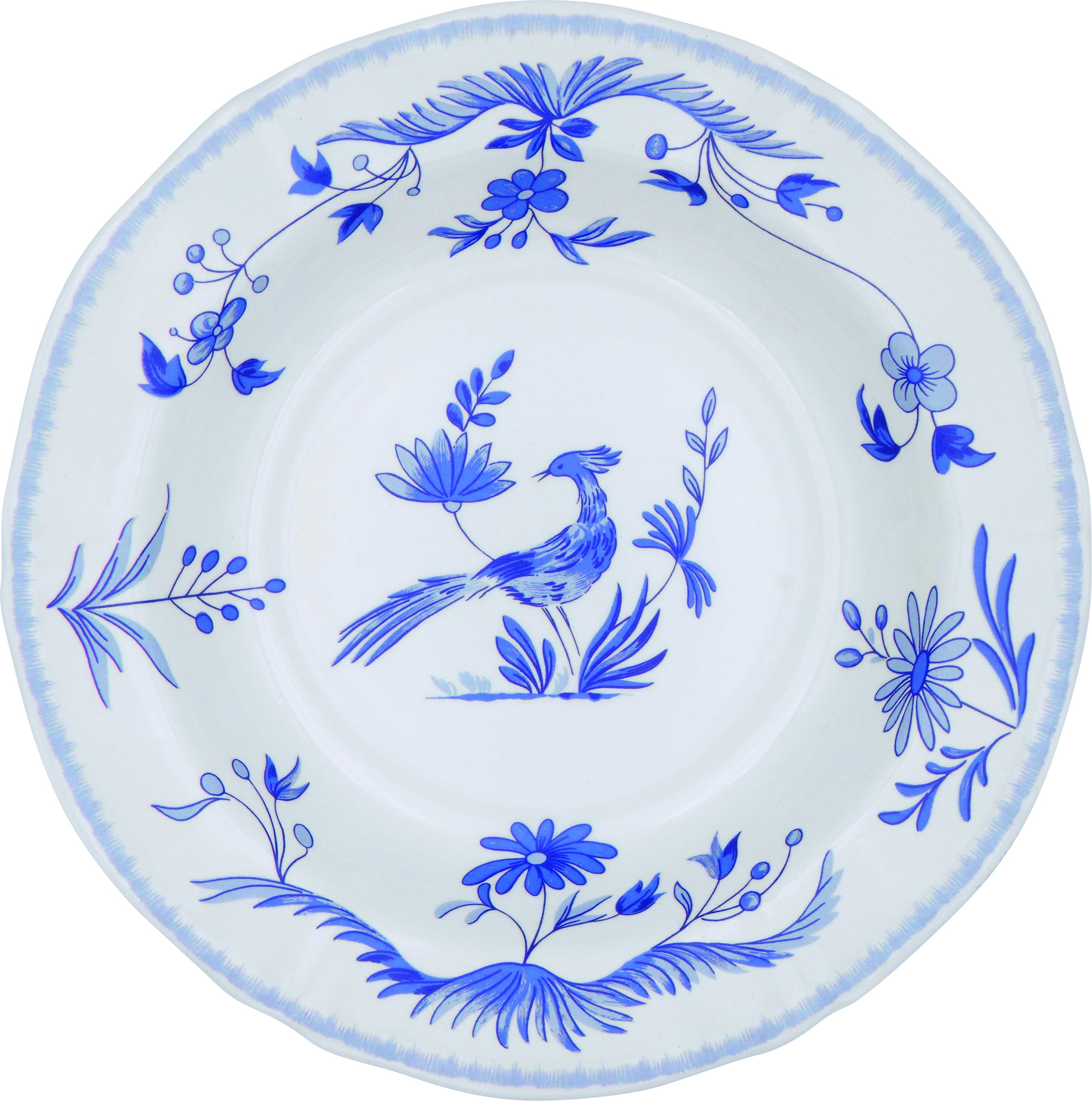 Rim Soup Plate, Paradis Bleu