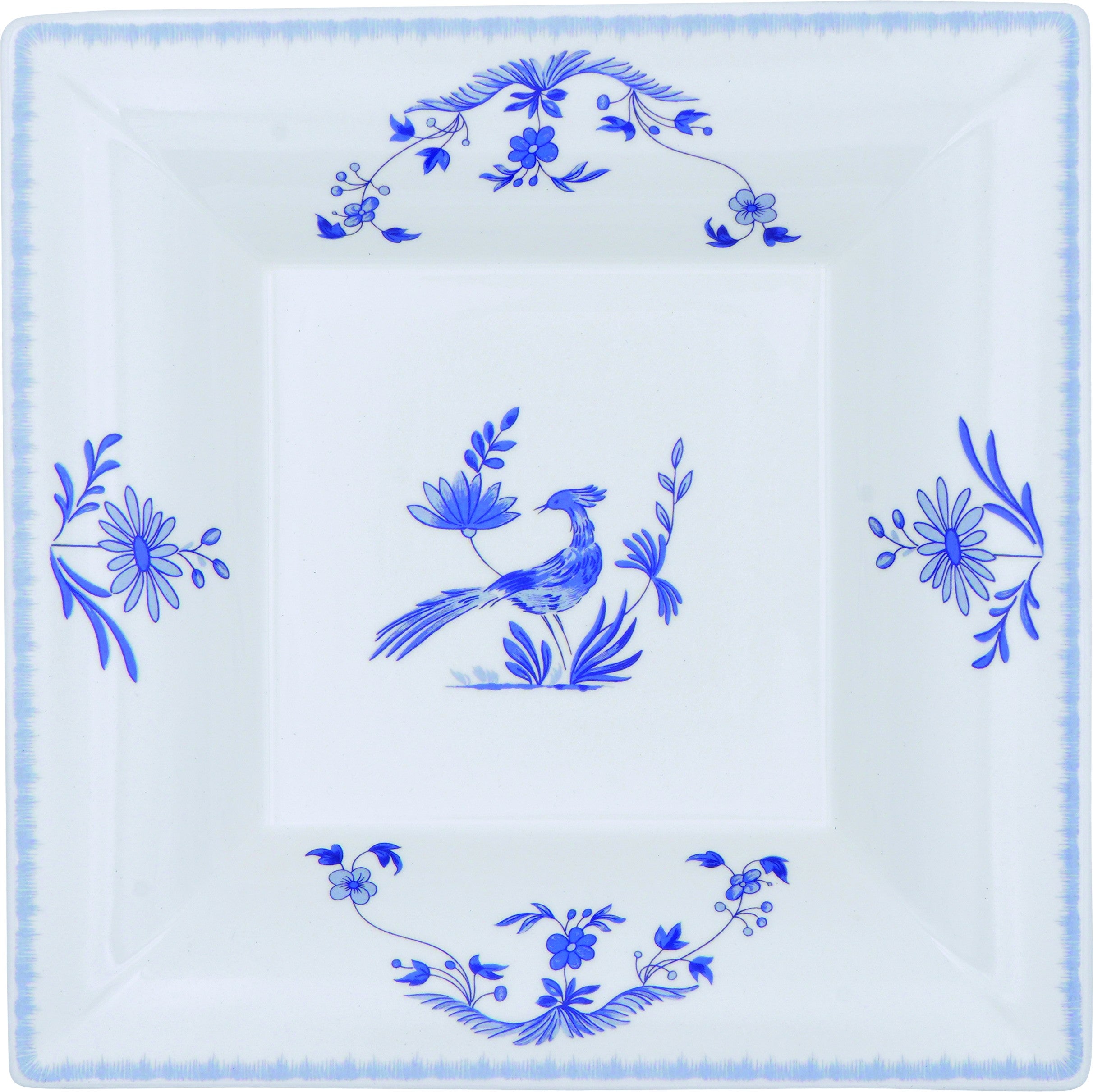 Extra Large Square Candy Tray, Paradis Bleu