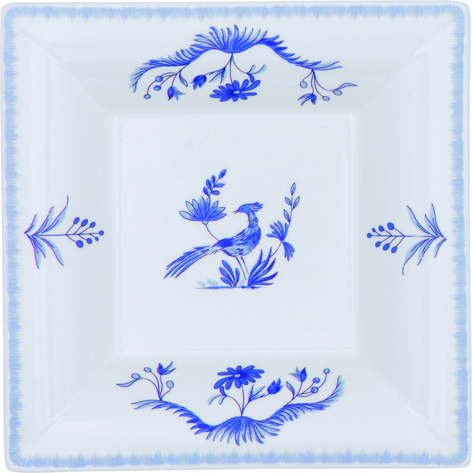 Large Square Candy Tray, Paradis Bleu