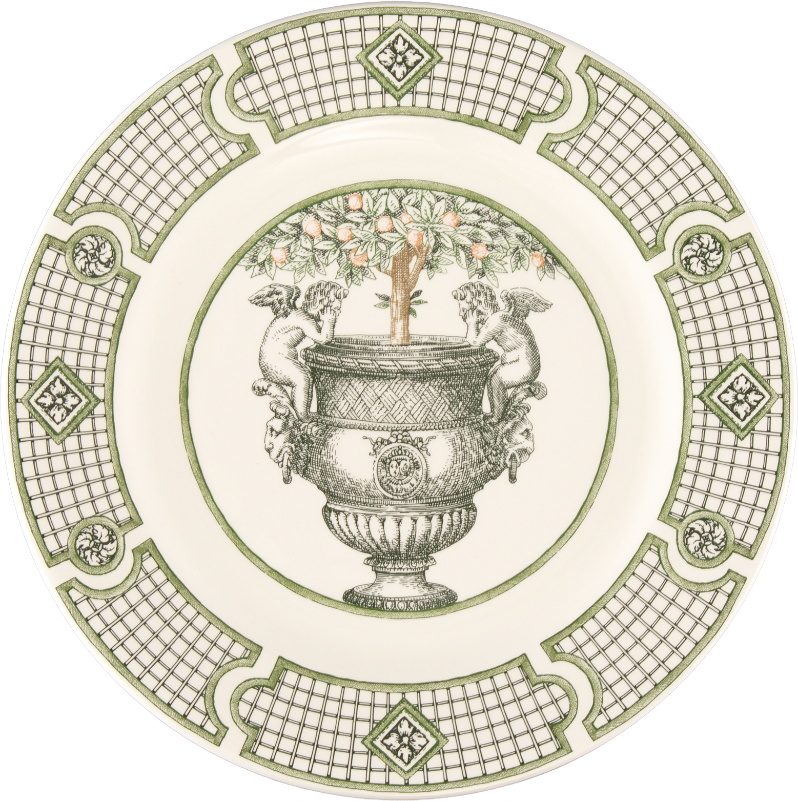 Dessert Plate Amour , Les Vases a Oranger