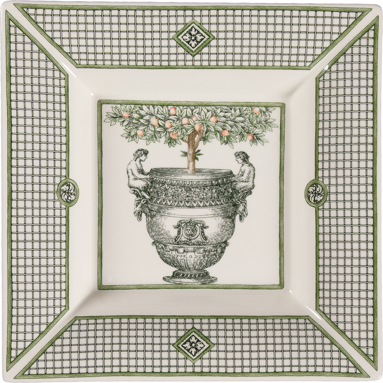 Extra Large Square Candy Tray, Les Vases a Oranger