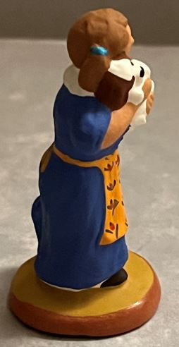 Little Girl and Her Puppy , ( 543 )  Fouque, 9 cm
