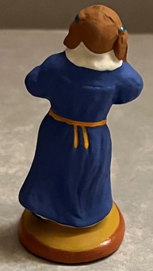 Little Girl and Her Puppy , ( 543 )  Fouque, 9 cm