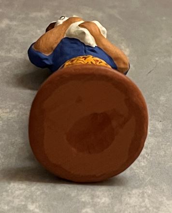 Little Girl and Her Puppy , ( 543 )  Fouque, 9 cm