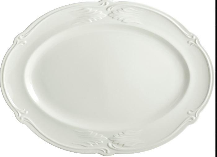 Oval Platter, Rocaille