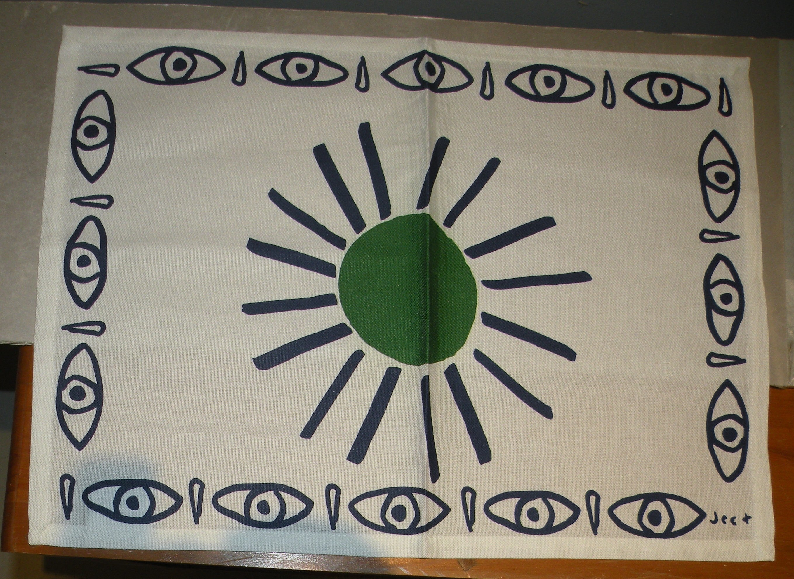 2 Placemats Bird and Sun Archipel Sentimental