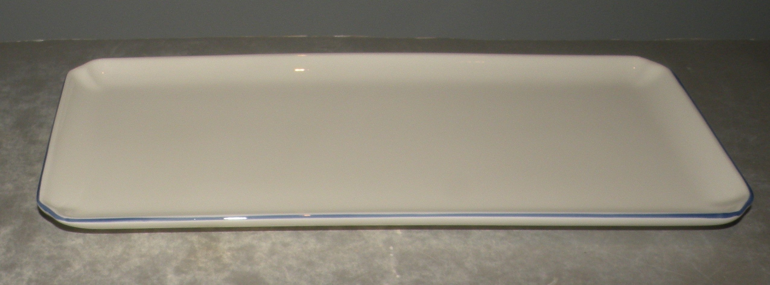 Oblong Serving Tray,  Filet Bleu