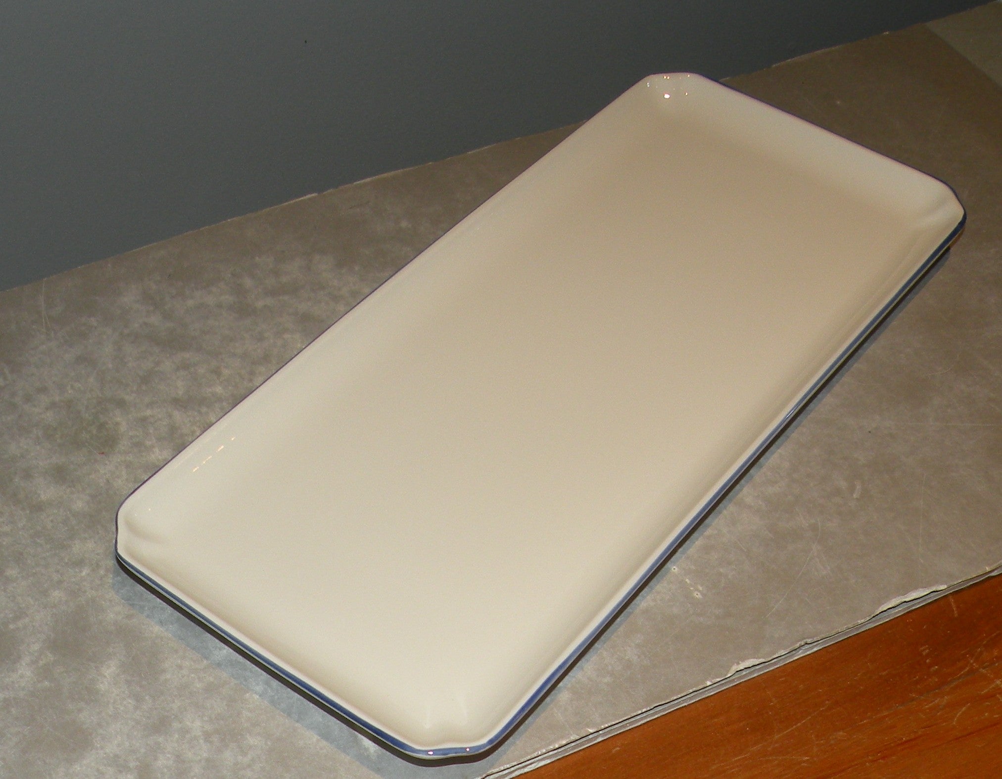 Oblong Serving Tray,  Filet Bleu