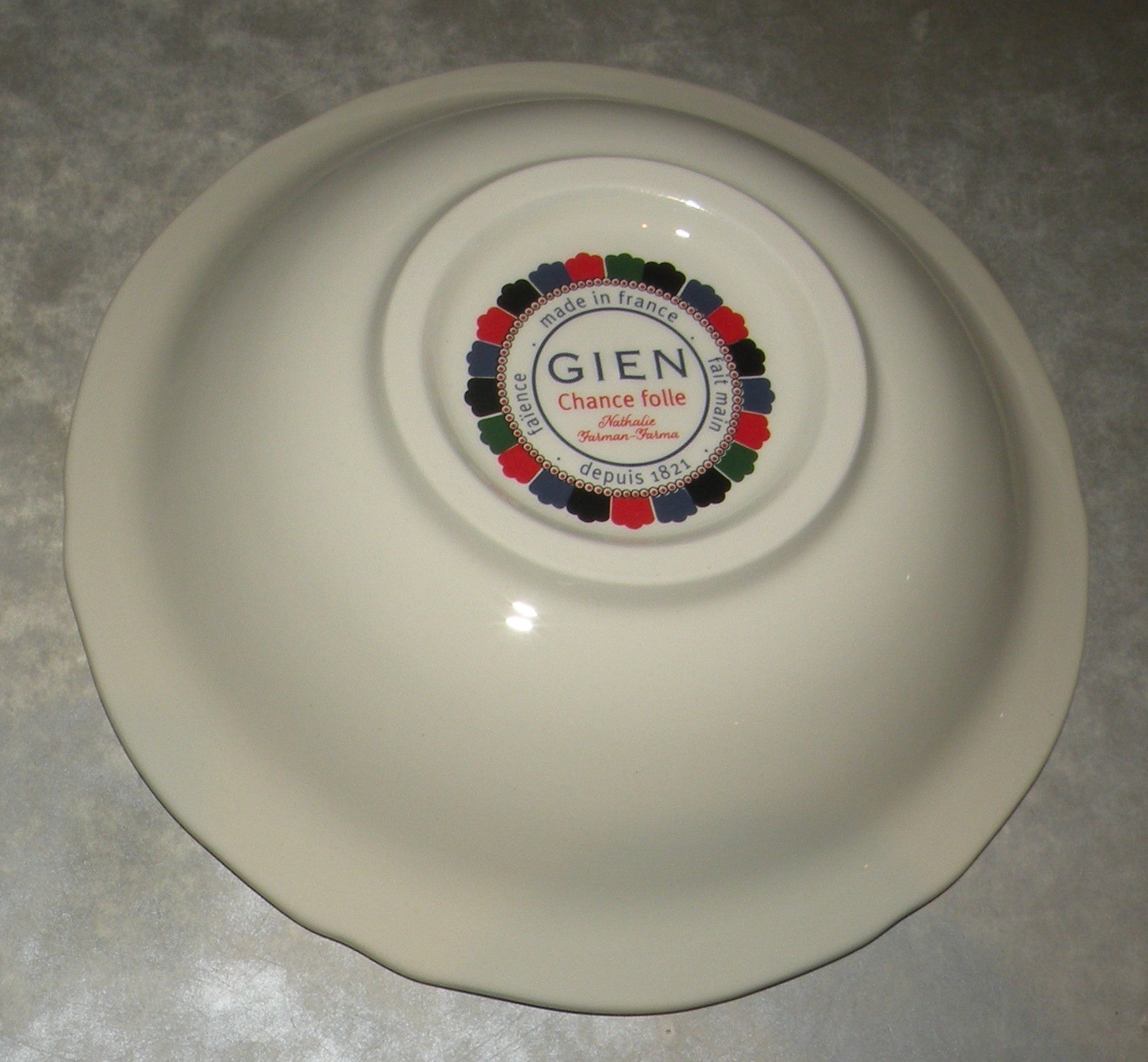 Cereal Bowl, Chance Folle