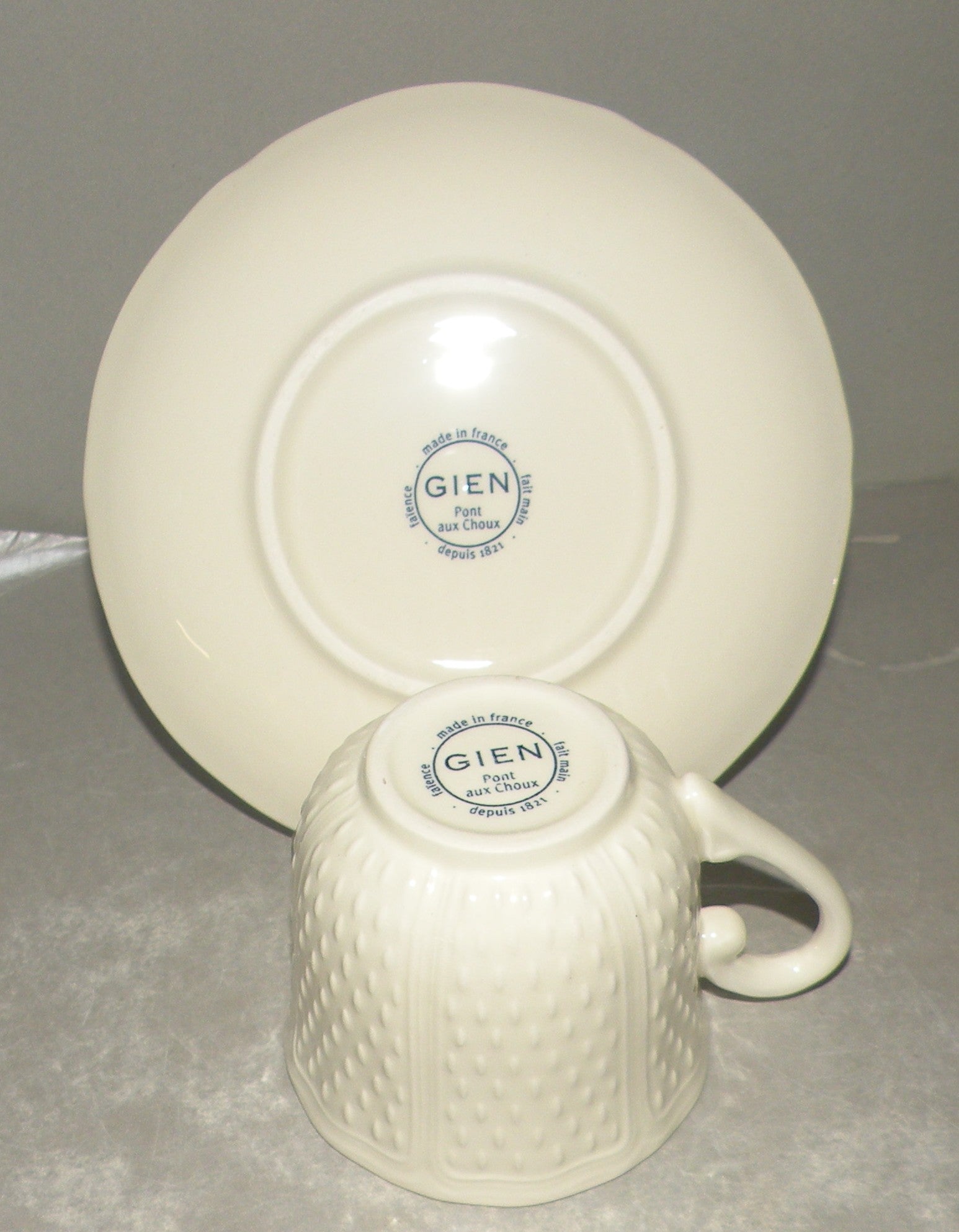 U S Tea Cup & Saucer, Pont Aux Choux Mais