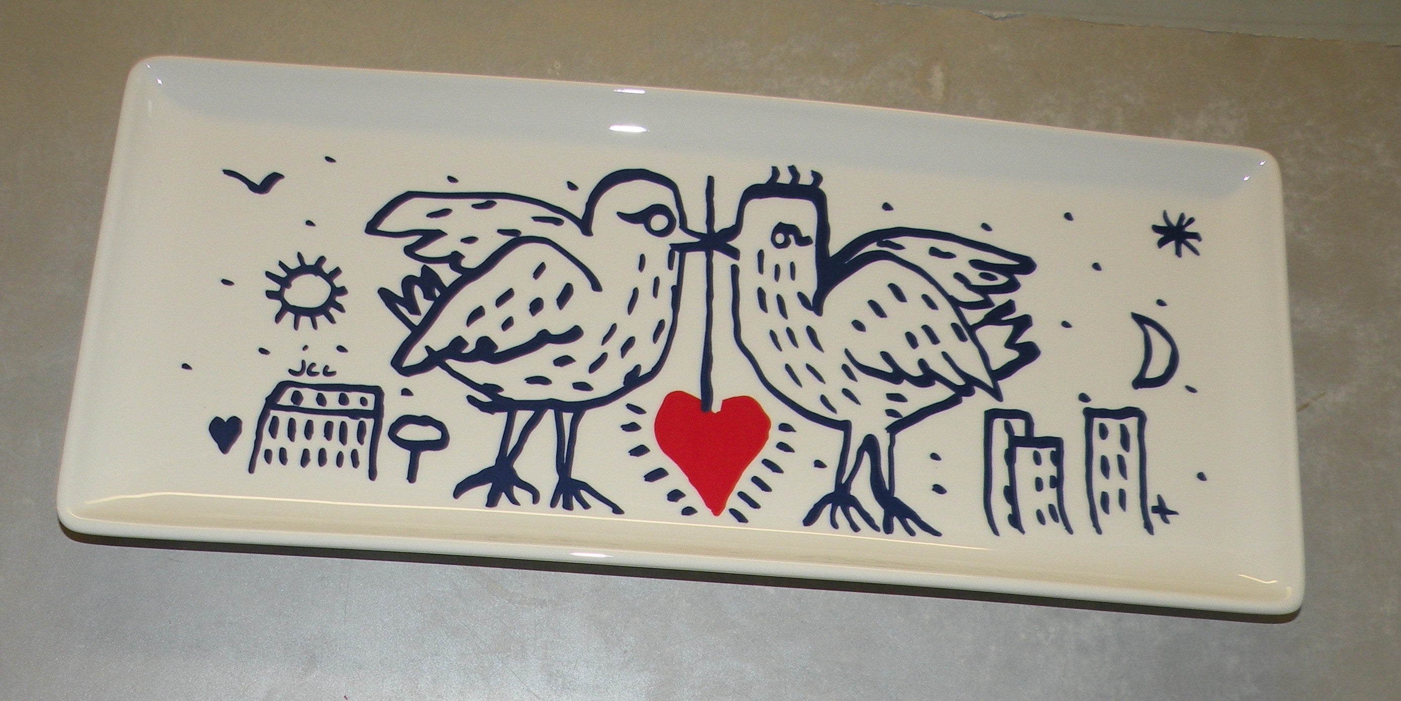 Oblong Serving Tray Archipel Sentimental