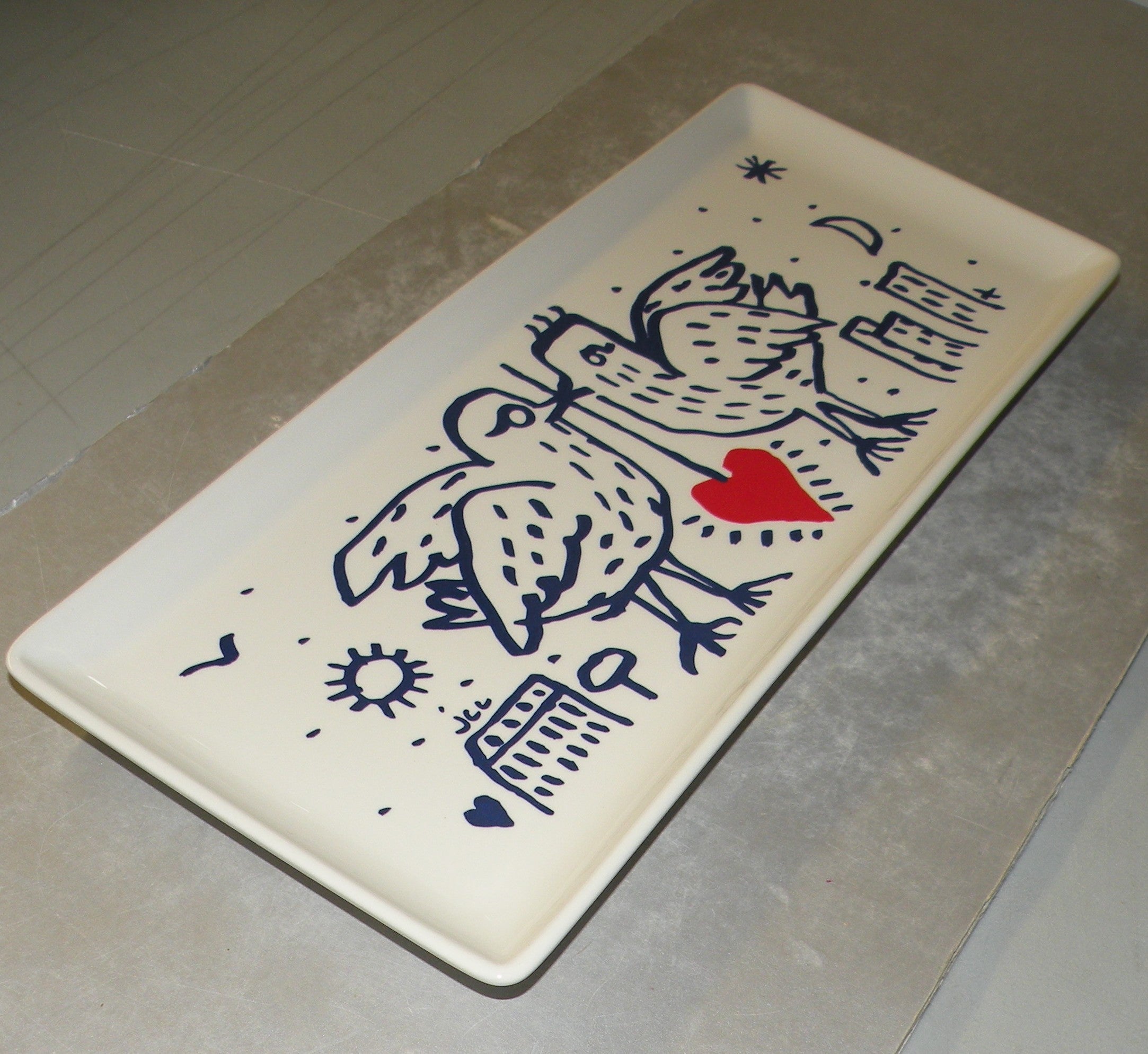 Oblong Serving Tray Archipel Sentimental