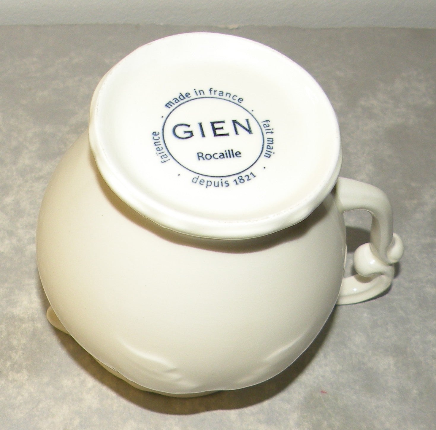 Creamer,  Rocaille