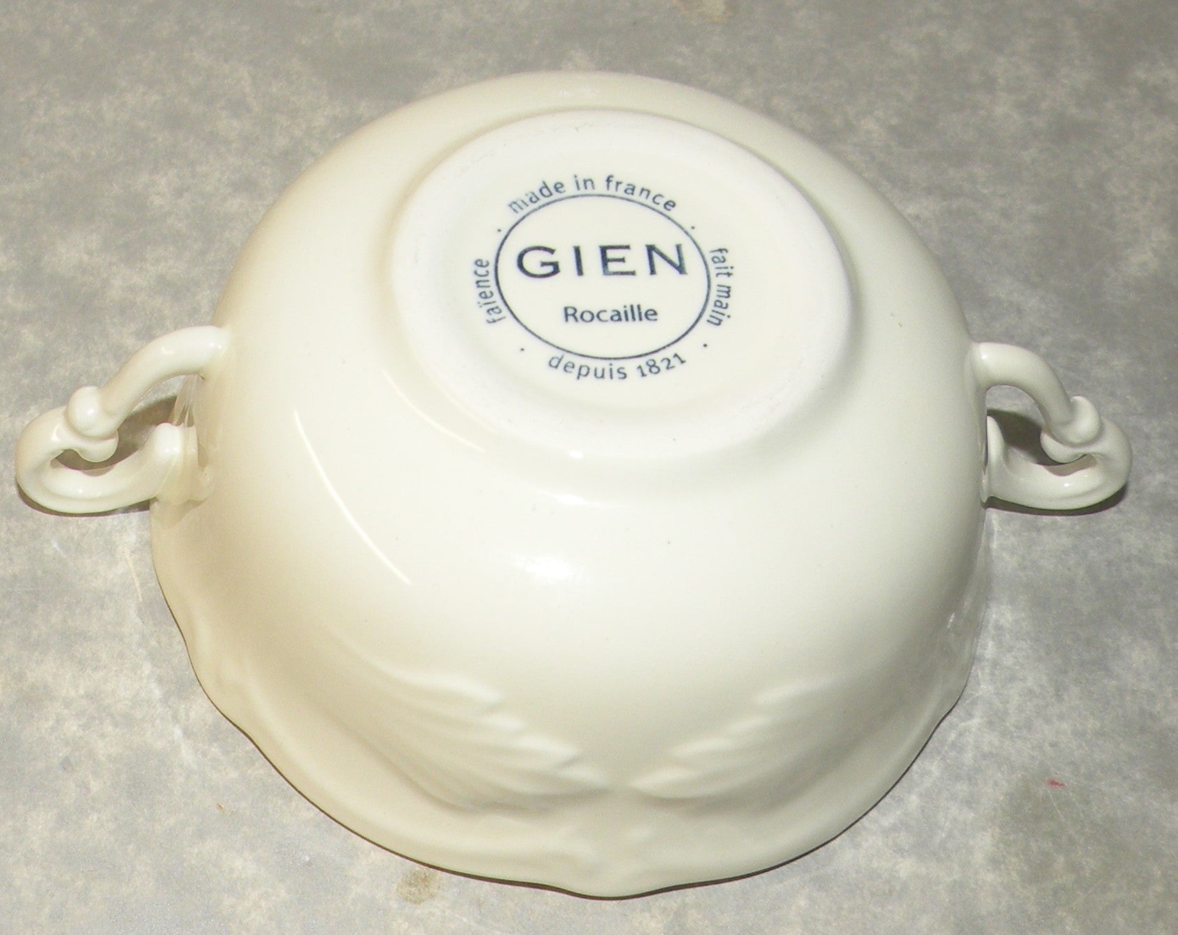 Bouillon Cup alone ( no saucer, no lid ) Rocaille