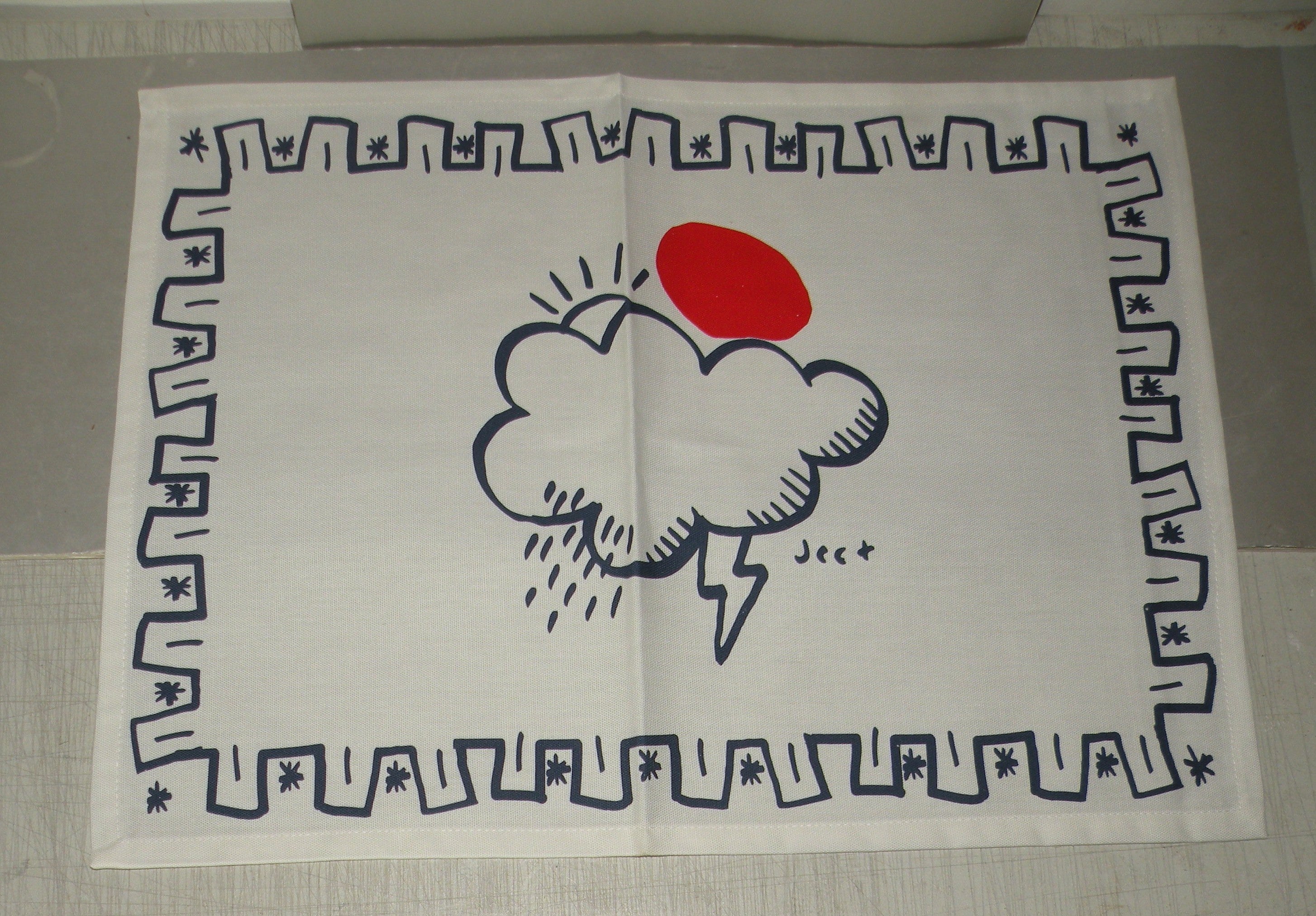 2 Placemats Moon and Cloud Archipel Sentimental