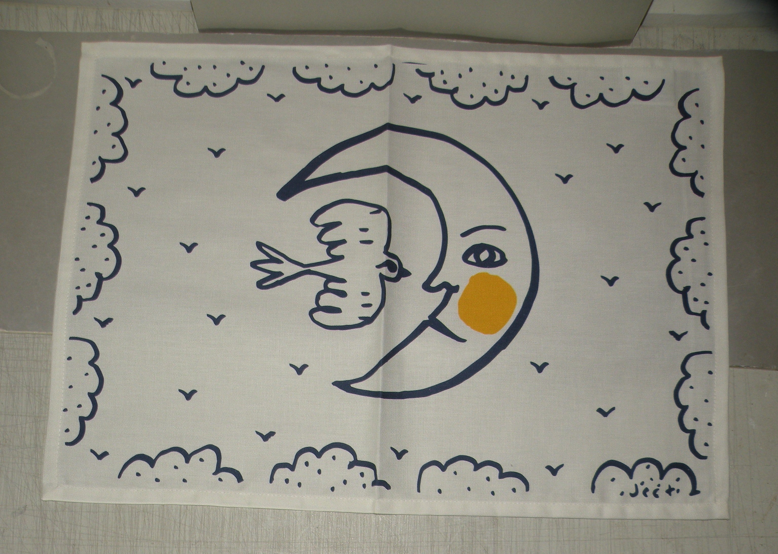 2 Placemats Moon and Cloud Archipel Sentimental