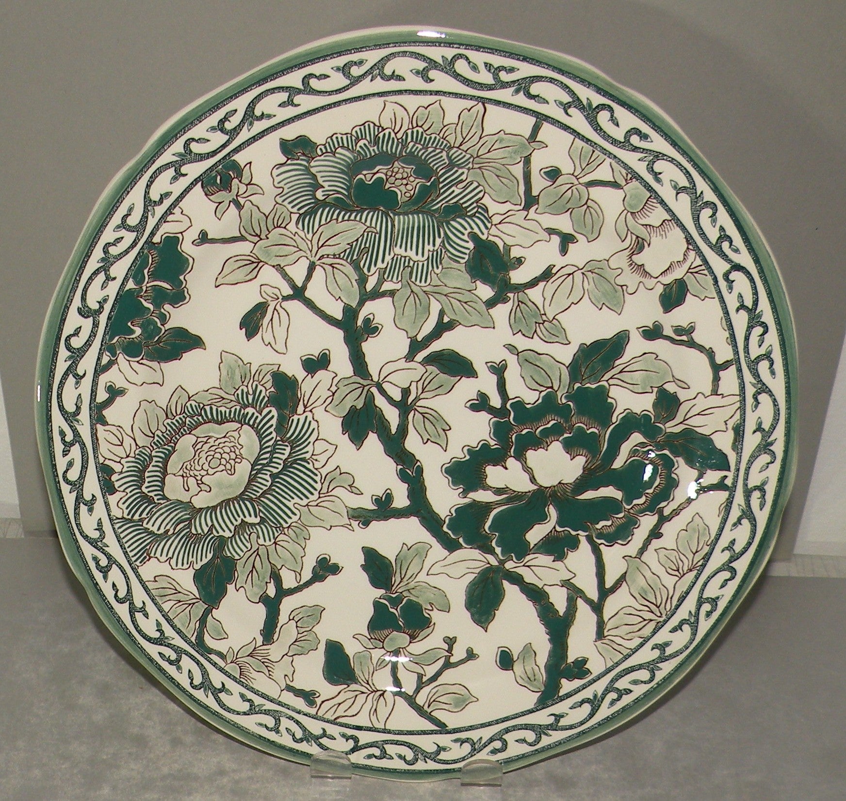 Dinner Plate, Pivoines Vert