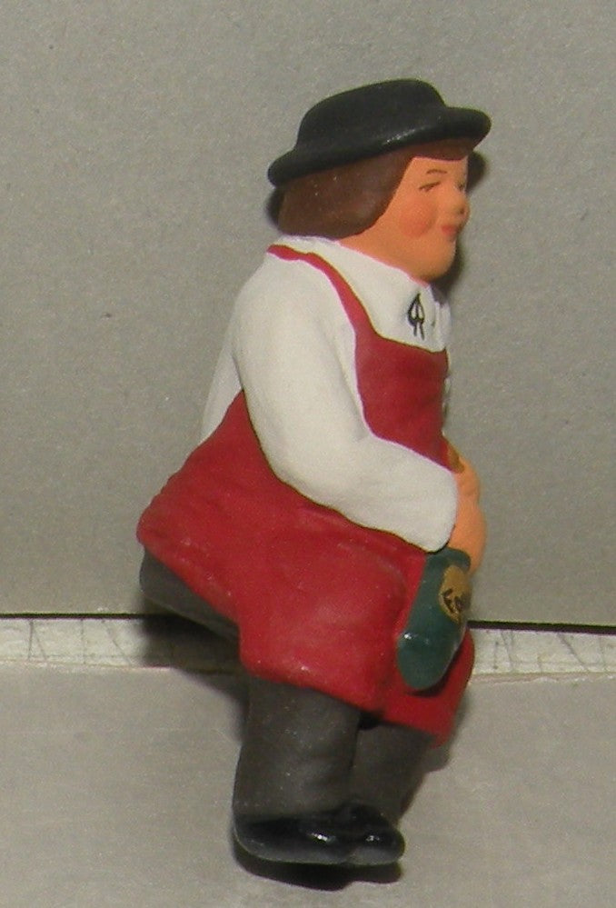 Tasting Wine  ( on barrel )  ( 537 ) Fouque, 6 cm