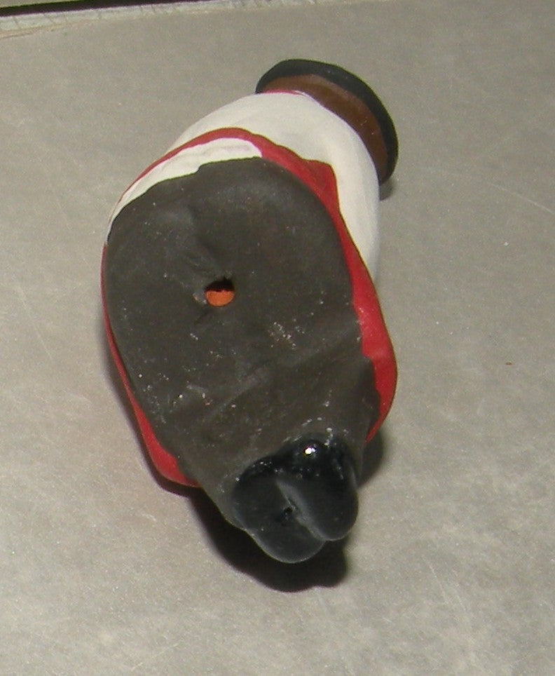 Tasting Wine  ( on barrel )  ( 537 ) Fouque, 6 cm