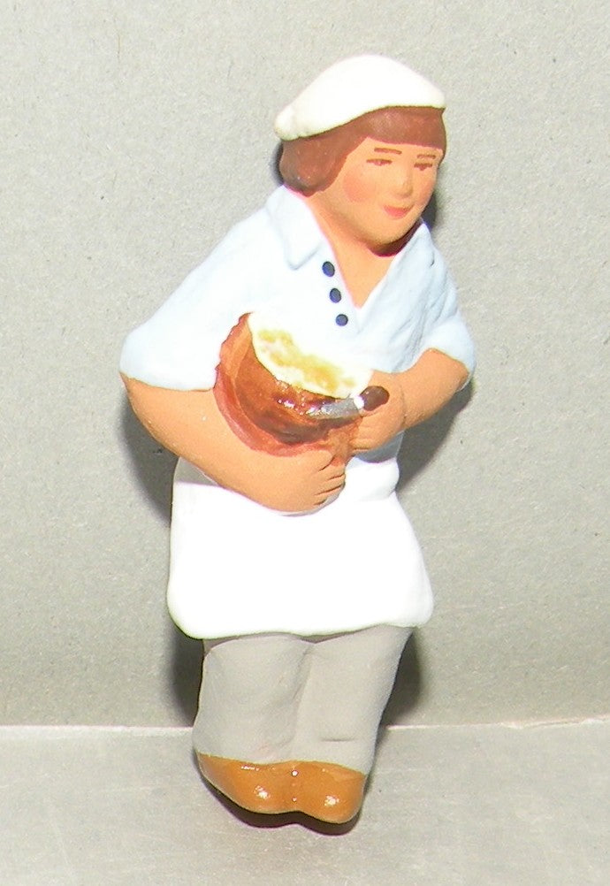 Sitting and Crunching Bread   ( on barrel )  ( 538 ) Fouque, 6 cm