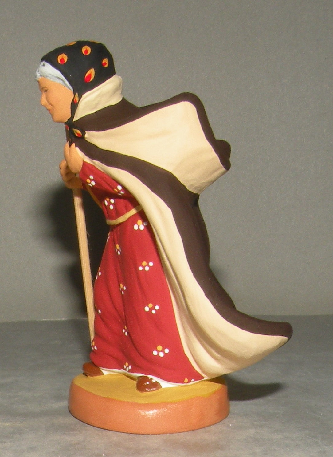 Shepherdess in the Crau , ( 561 )  Fouque, 9 cm