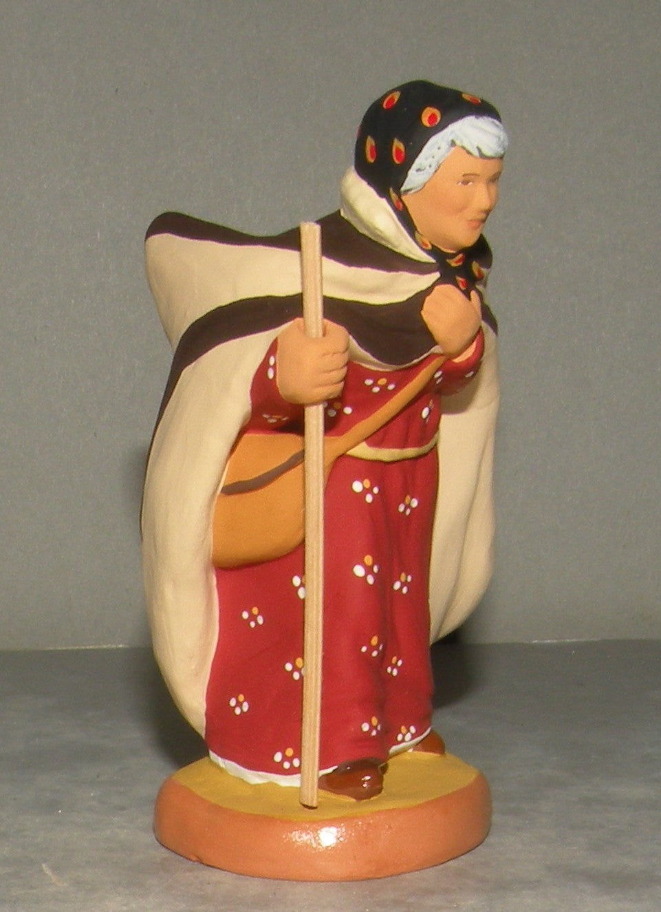 Shepherdess in the Crau , ( 561 )  Fouque, 9 cm