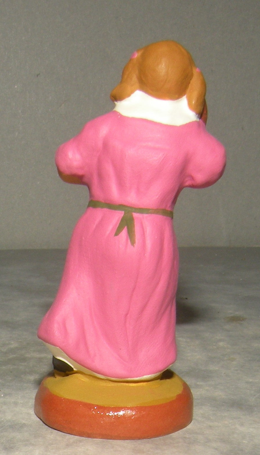 Little Girl and Her Puppy , ( 543 )  Fouque, 9 cm