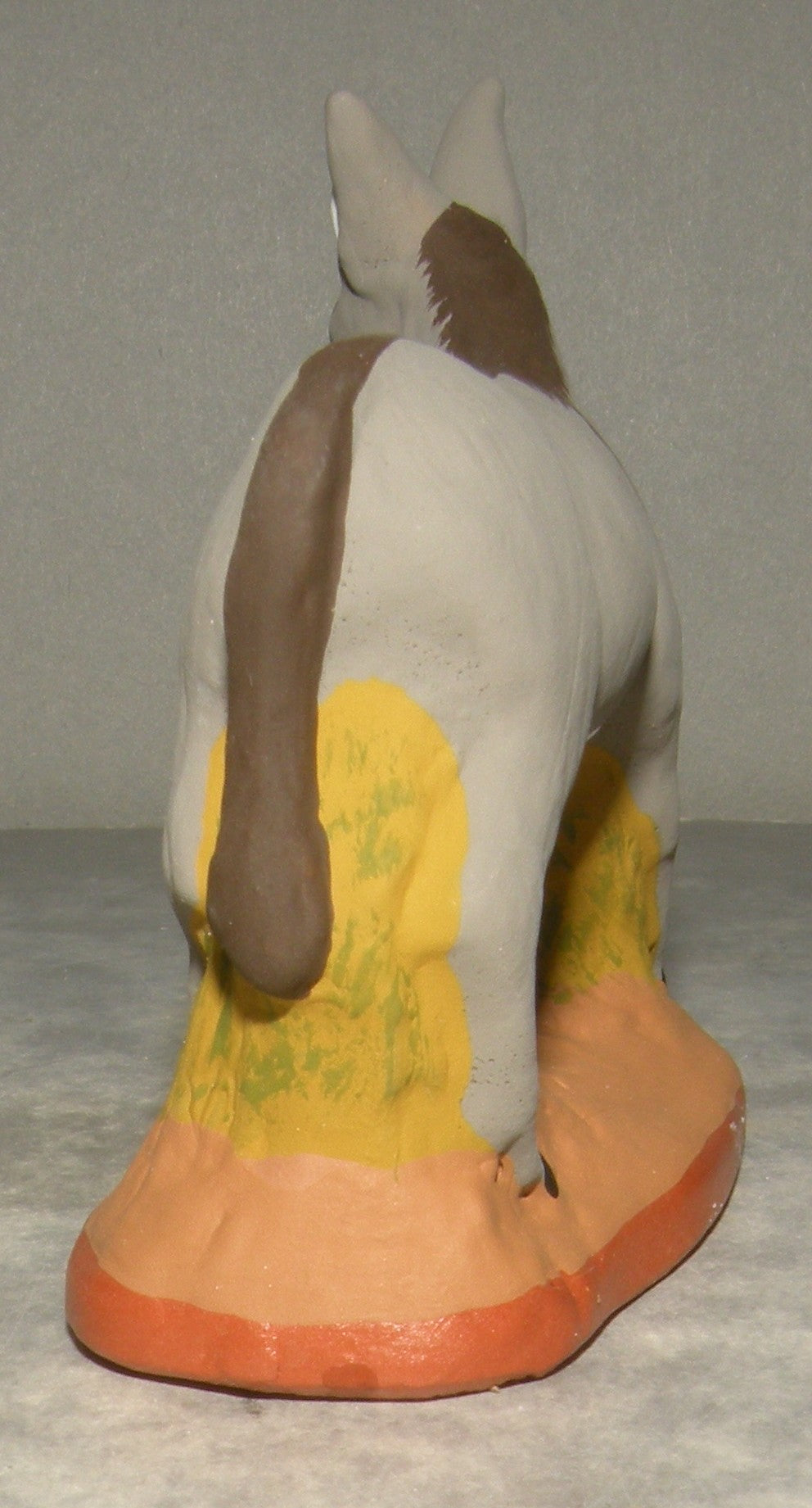 Donkey standing on grass , ( 464 )  Fouque, 9 cm