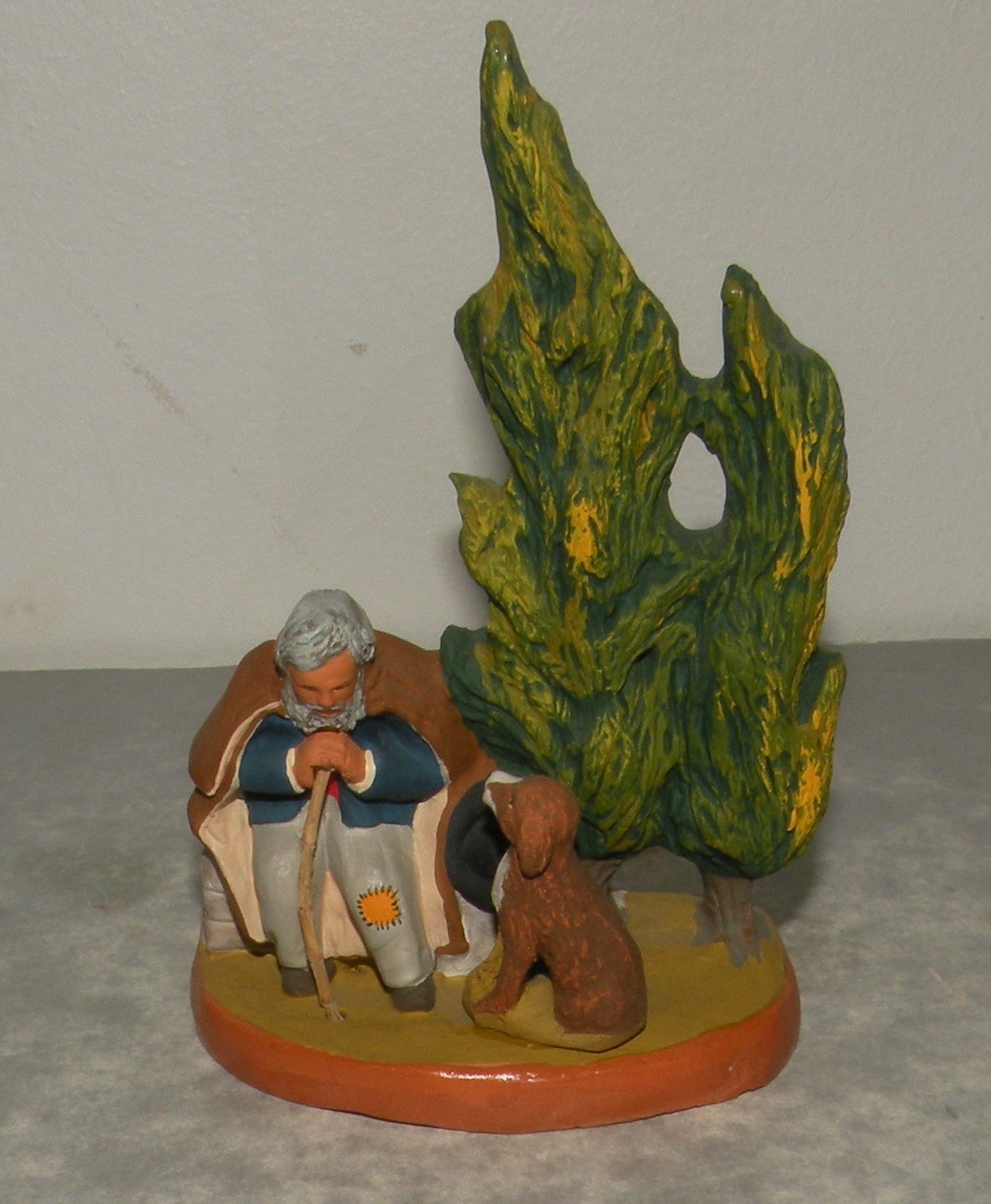 Cypress, Shepherd and Dog, ( 552 )  Fouque, 9 cm