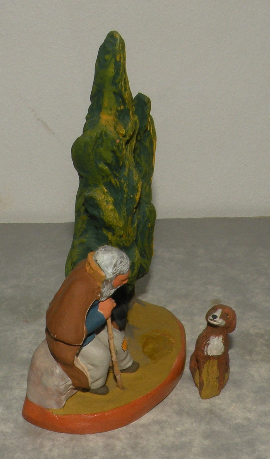 Cypress, Shepherd and Dog, ( 552 )  Fouque, 9 cm