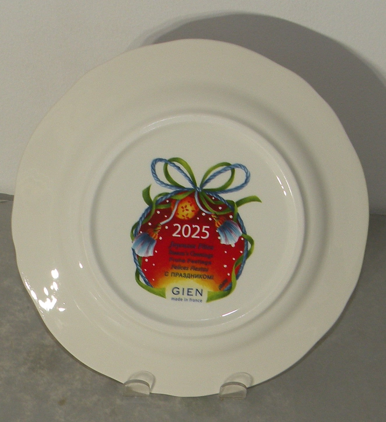 Dessert Plate Noel Red 2025