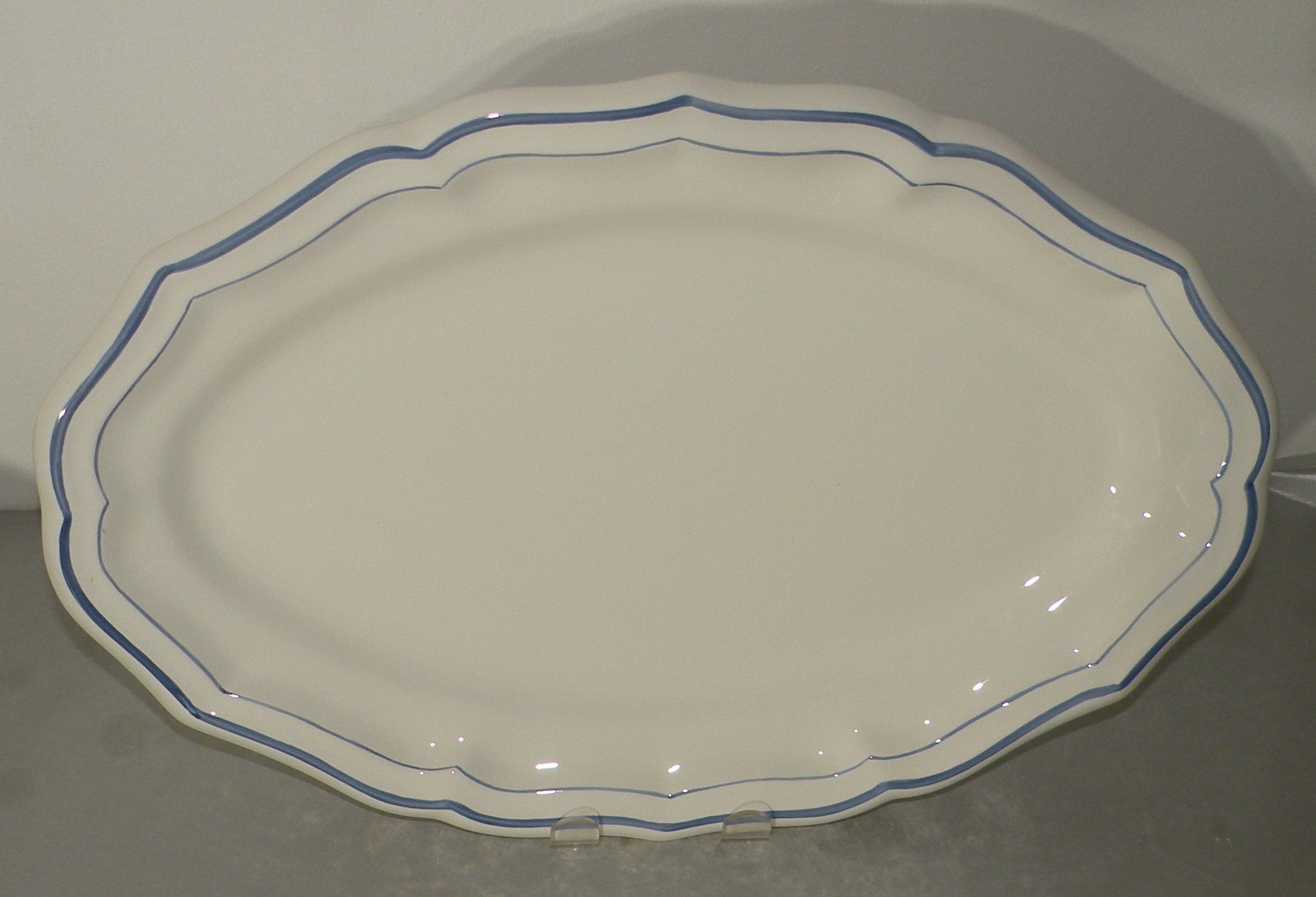 Oval Platter Number 6 ,  Filet Bleu