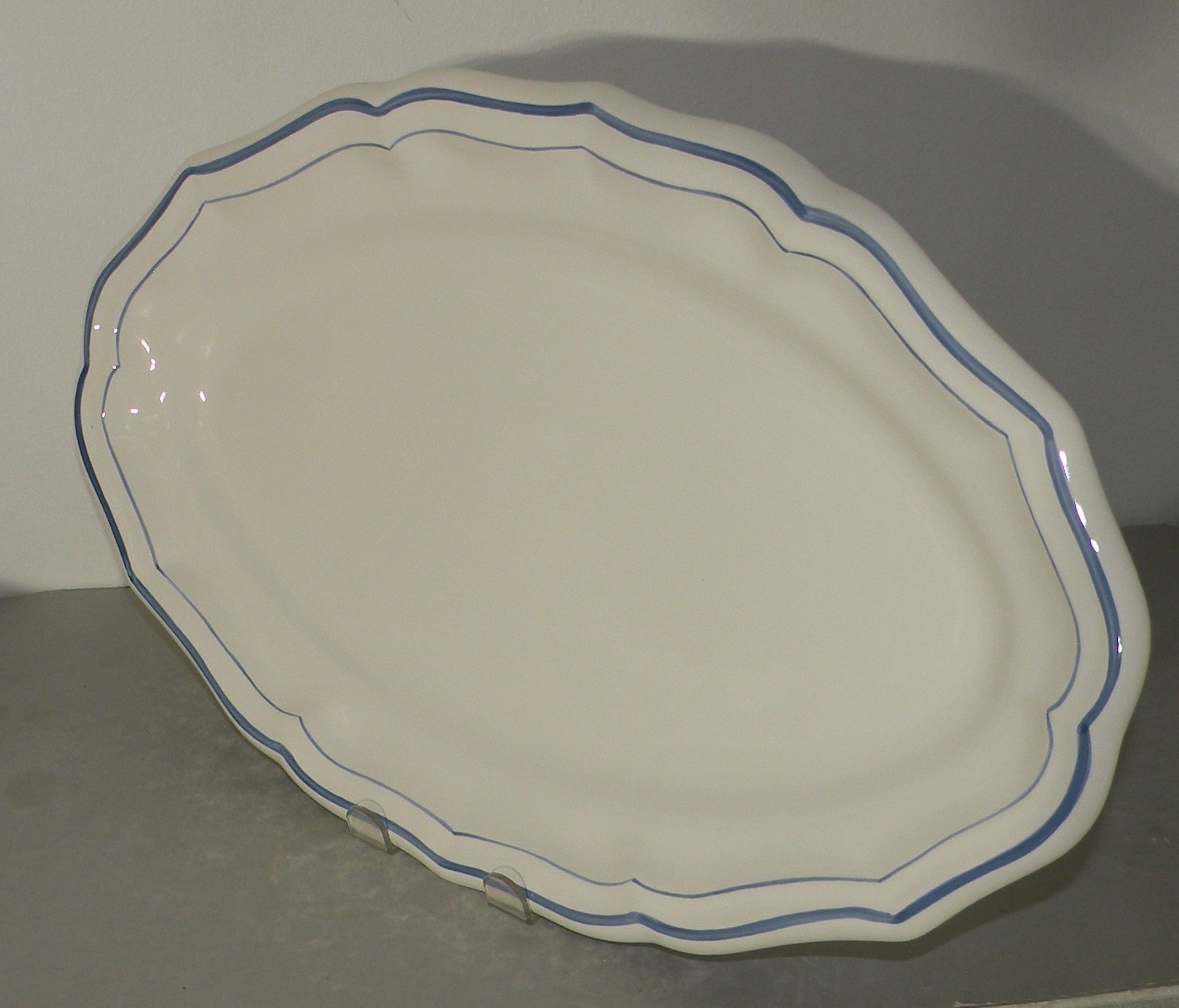 Oval Platter Number 6 ,  Filet Bleu