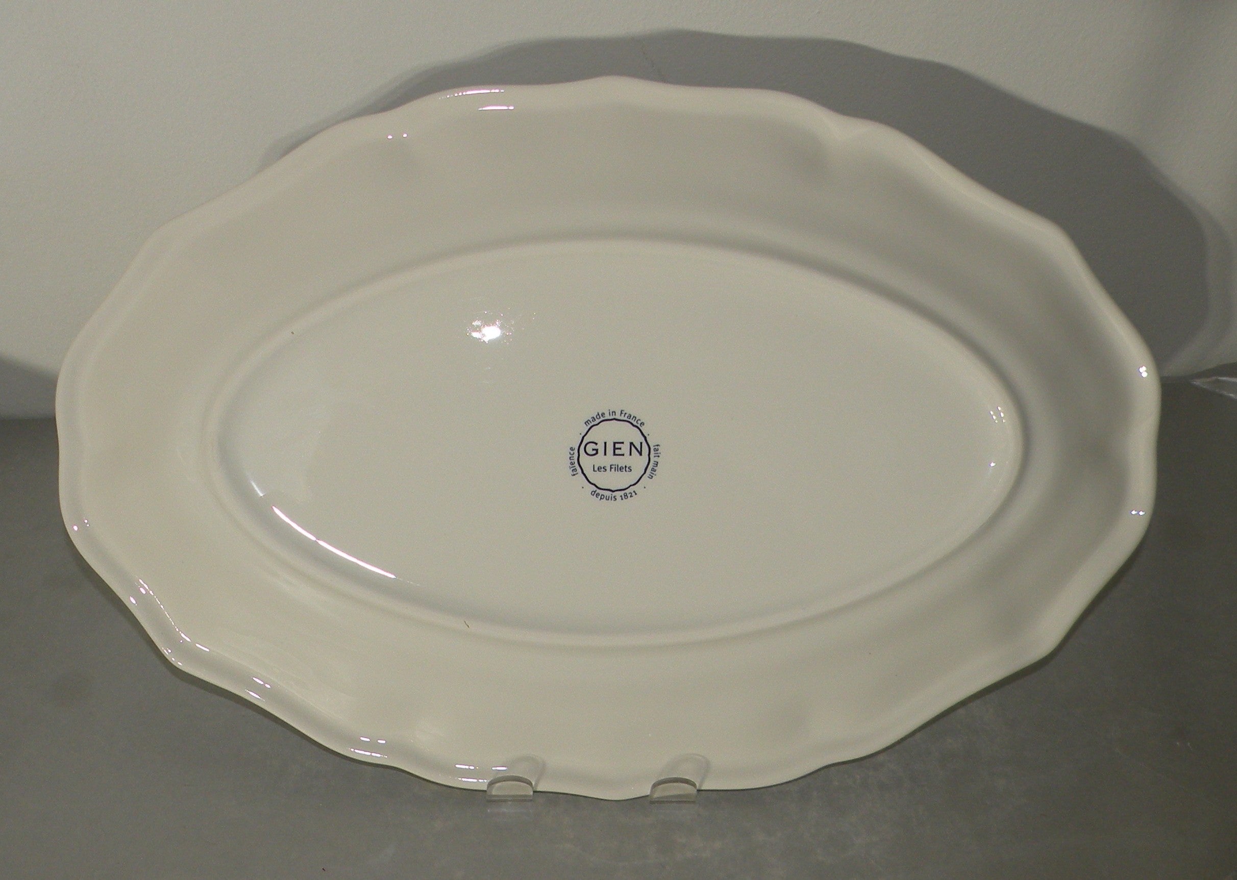 Oval Platter Number 6 ,  Filet Bleu