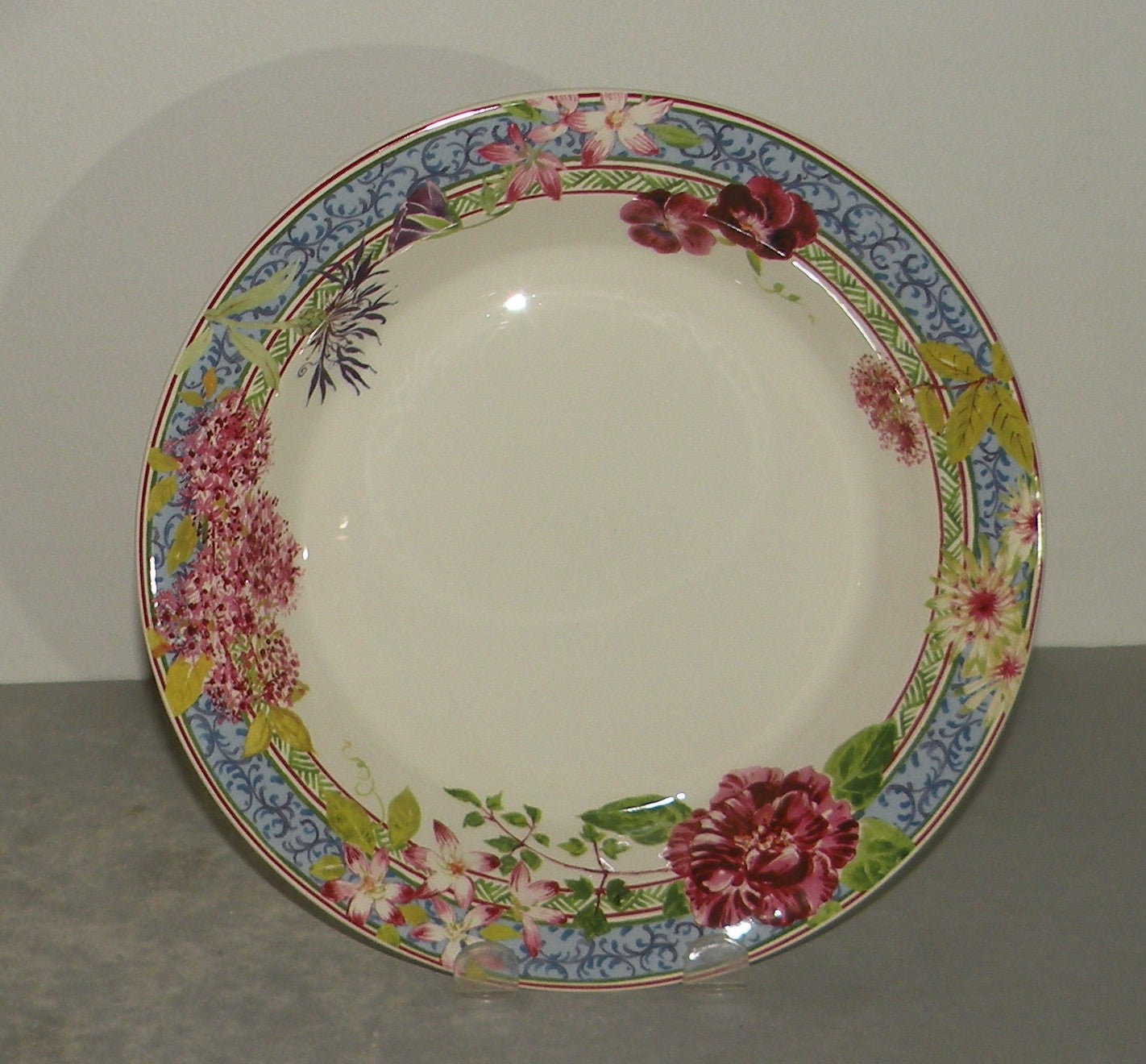 Rim Soup Plate, Millefleurs
