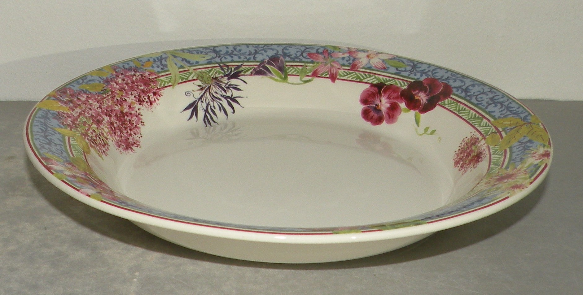Rim Soup Plate, Millefleurs