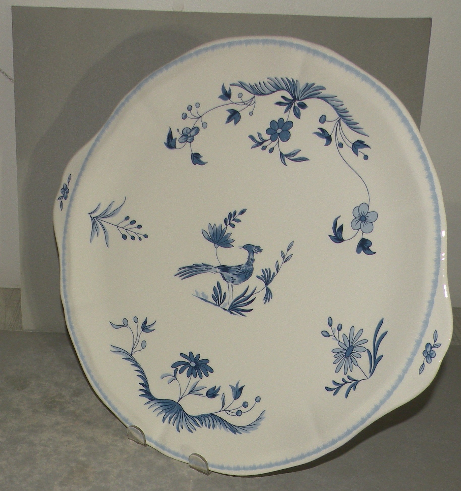 Eared Cake Platter, Paradis Bleu