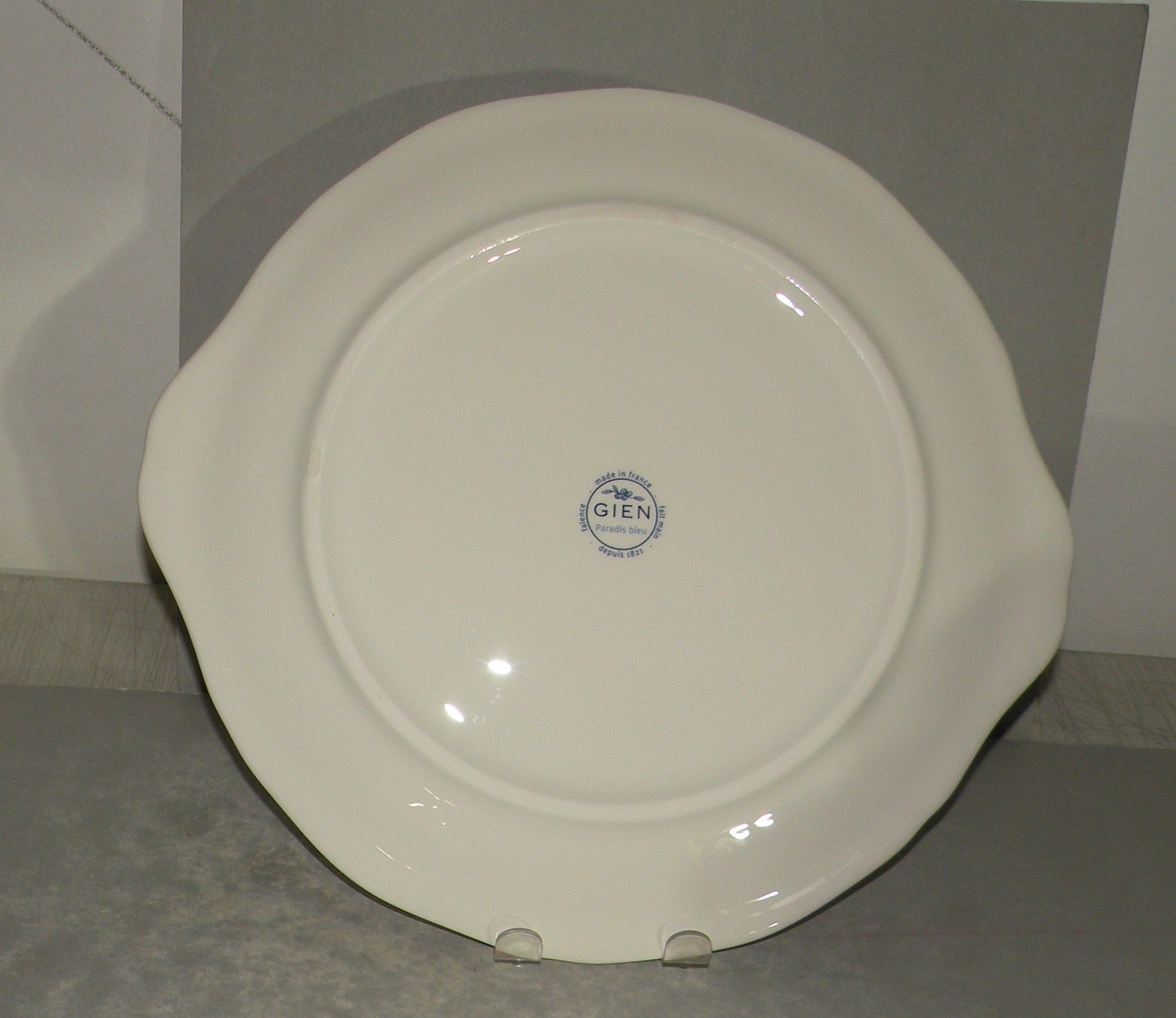 Eared Cake Platter, Paradis Bleu