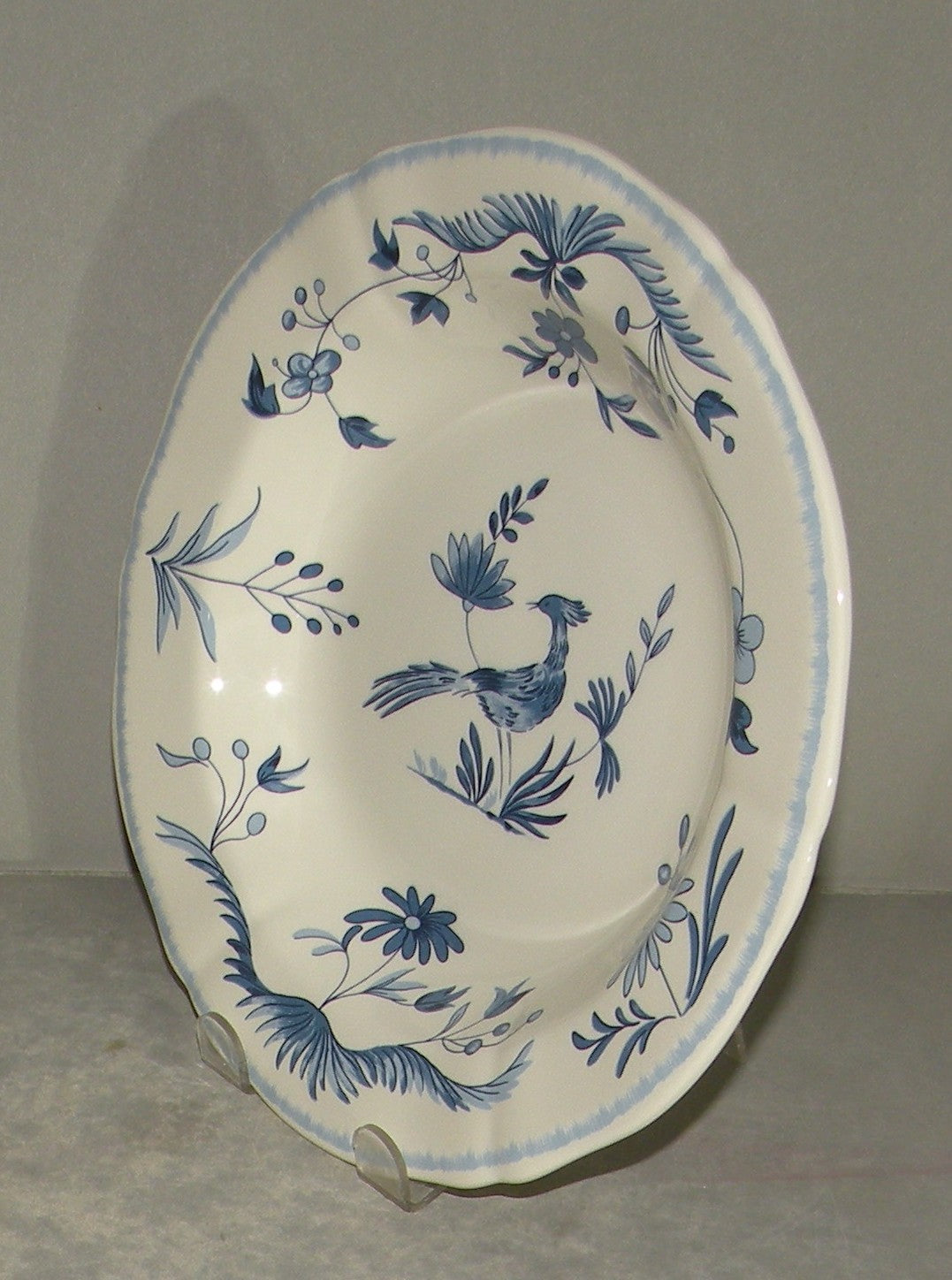 Rim Soup Plate, Paradis Bleu