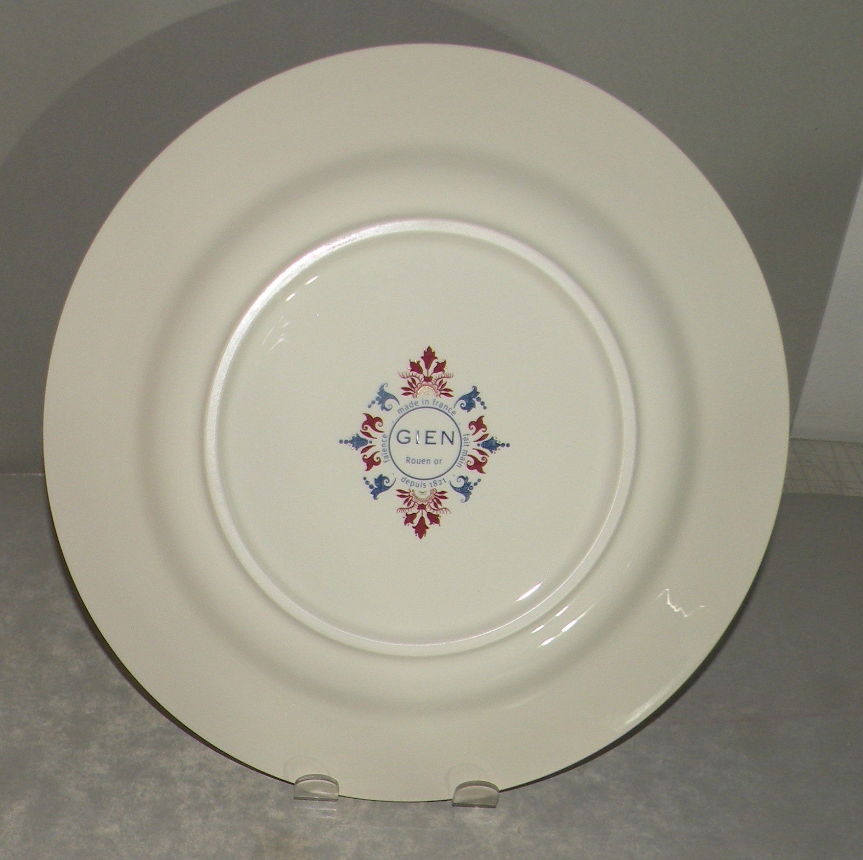 Dinner Plate, Rouen Or