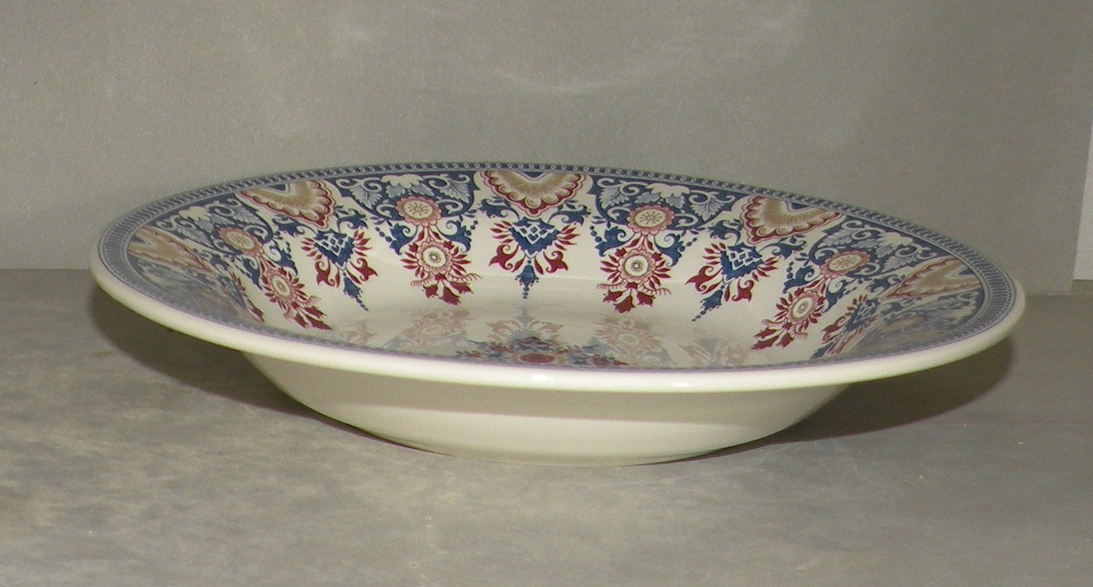 Rim Soup Plate Rouen Or