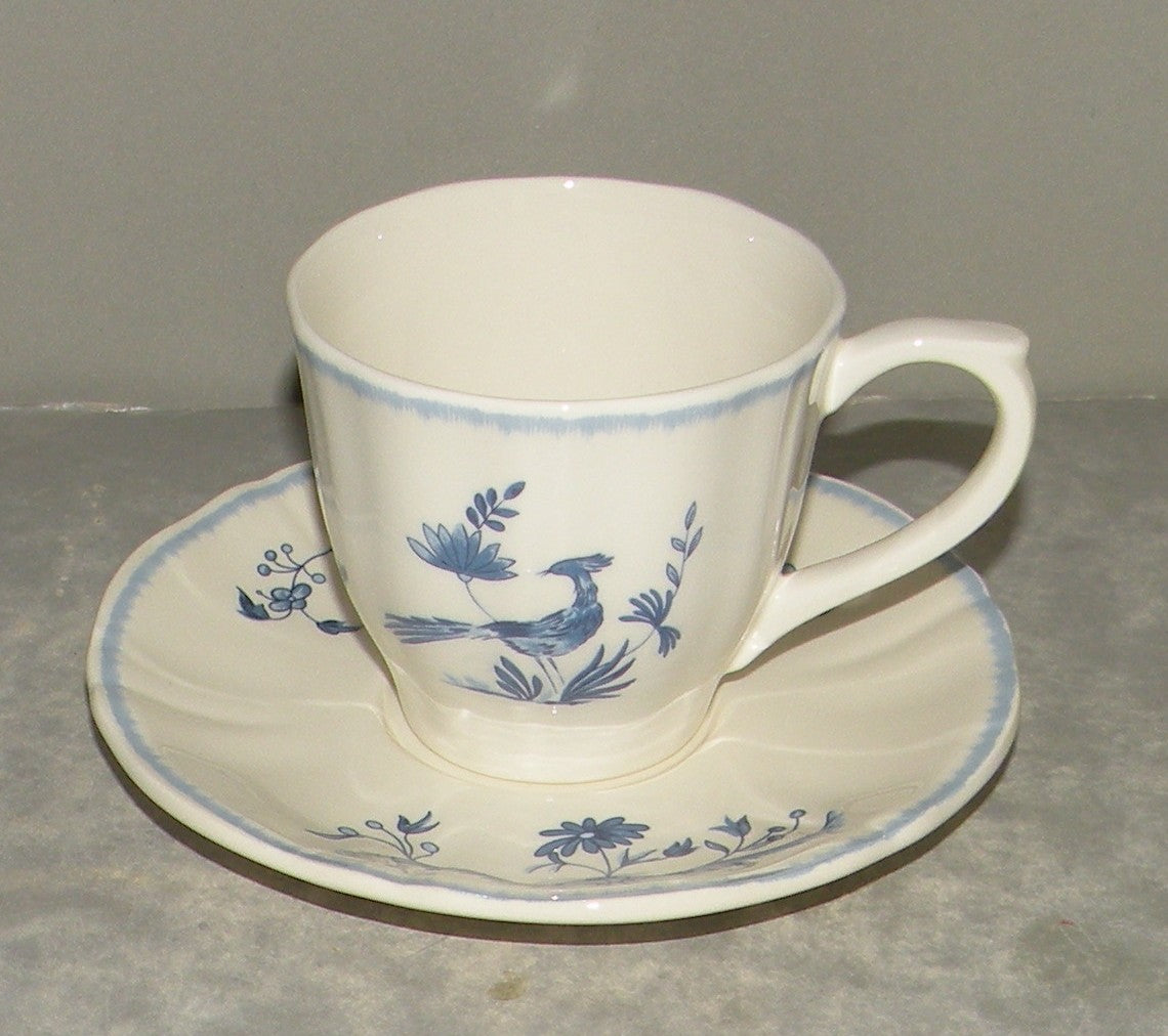 U.S. Tea Cup & Saucer, Paradis Bleu