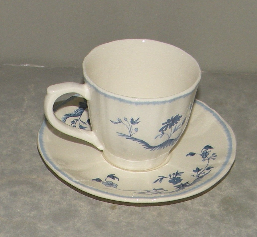 U.S. Tea Cup & Saucer, Paradis Bleu