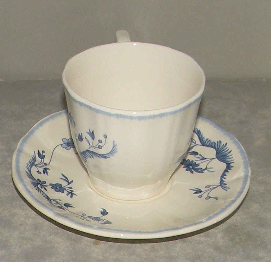 U.S. Tea Cup & Saucer, Paradis Bleu