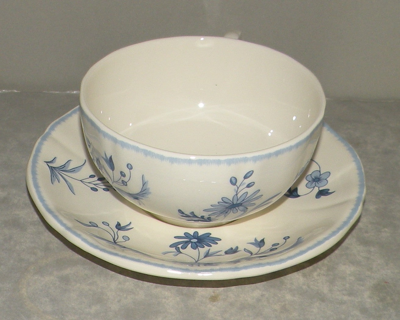 Breakfast Cup & Saucer, Paradis Bleu