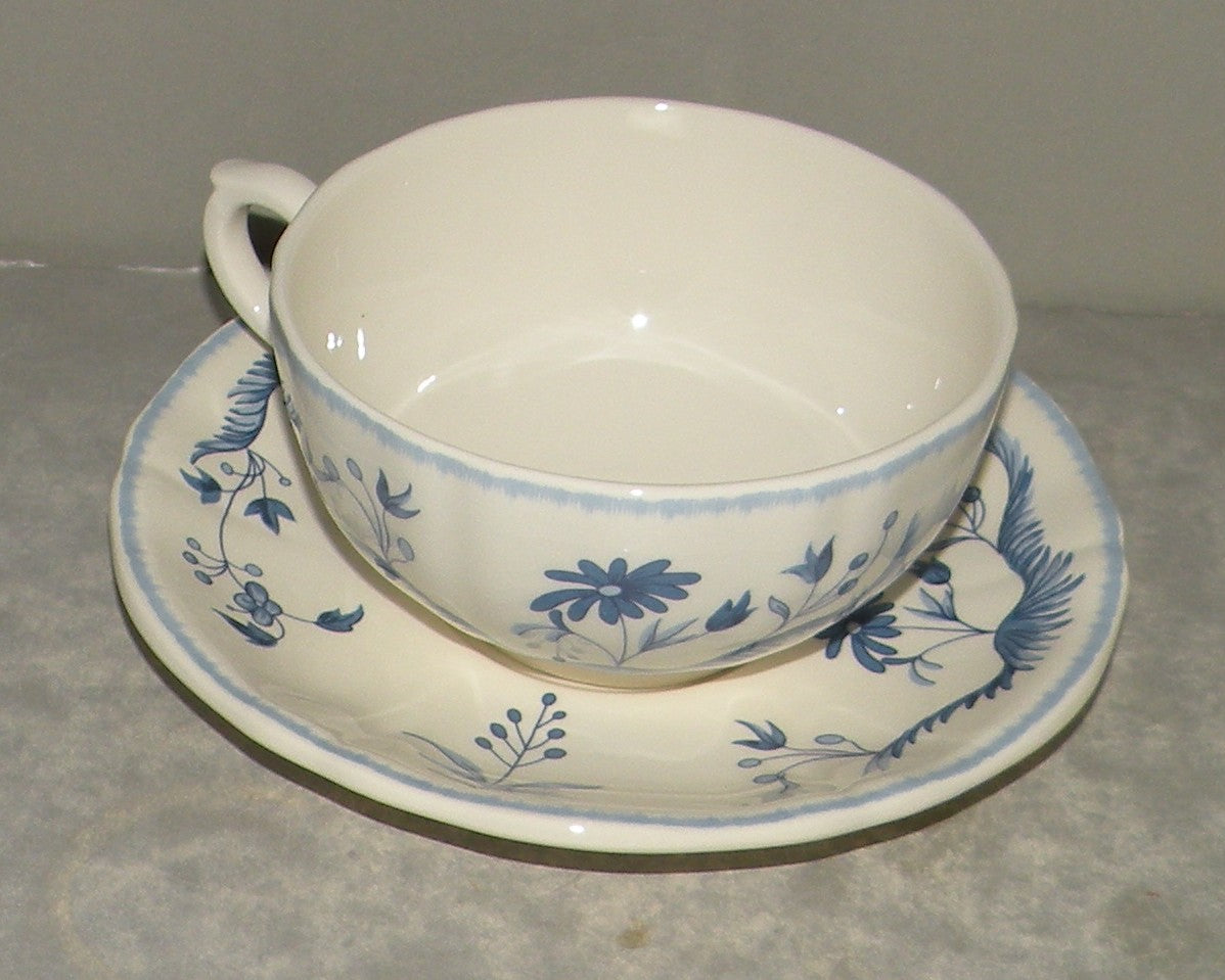 Breakfast Cup & Saucer, Paradis Bleu