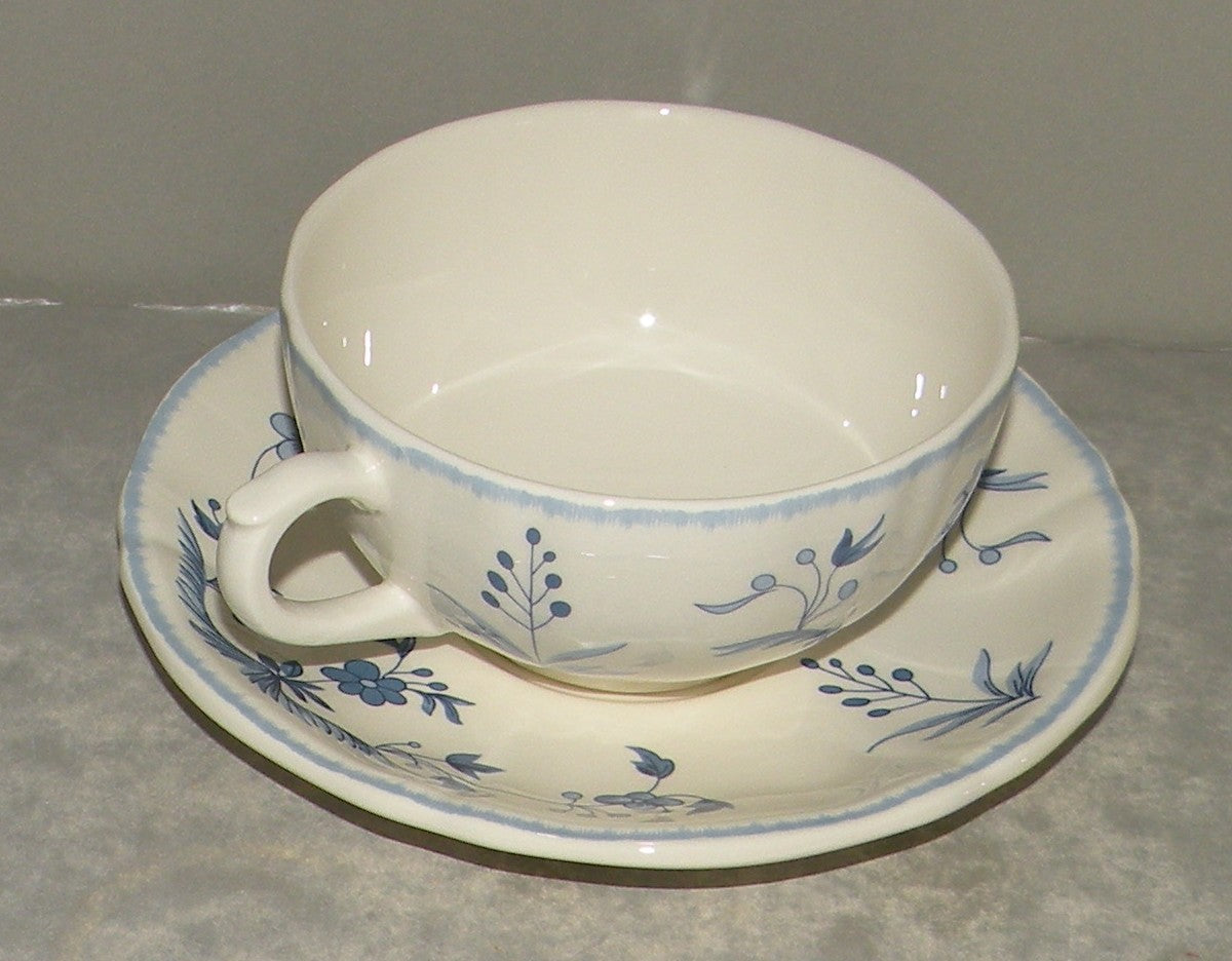 Breakfast Cup & Saucer, Paradis Bleu