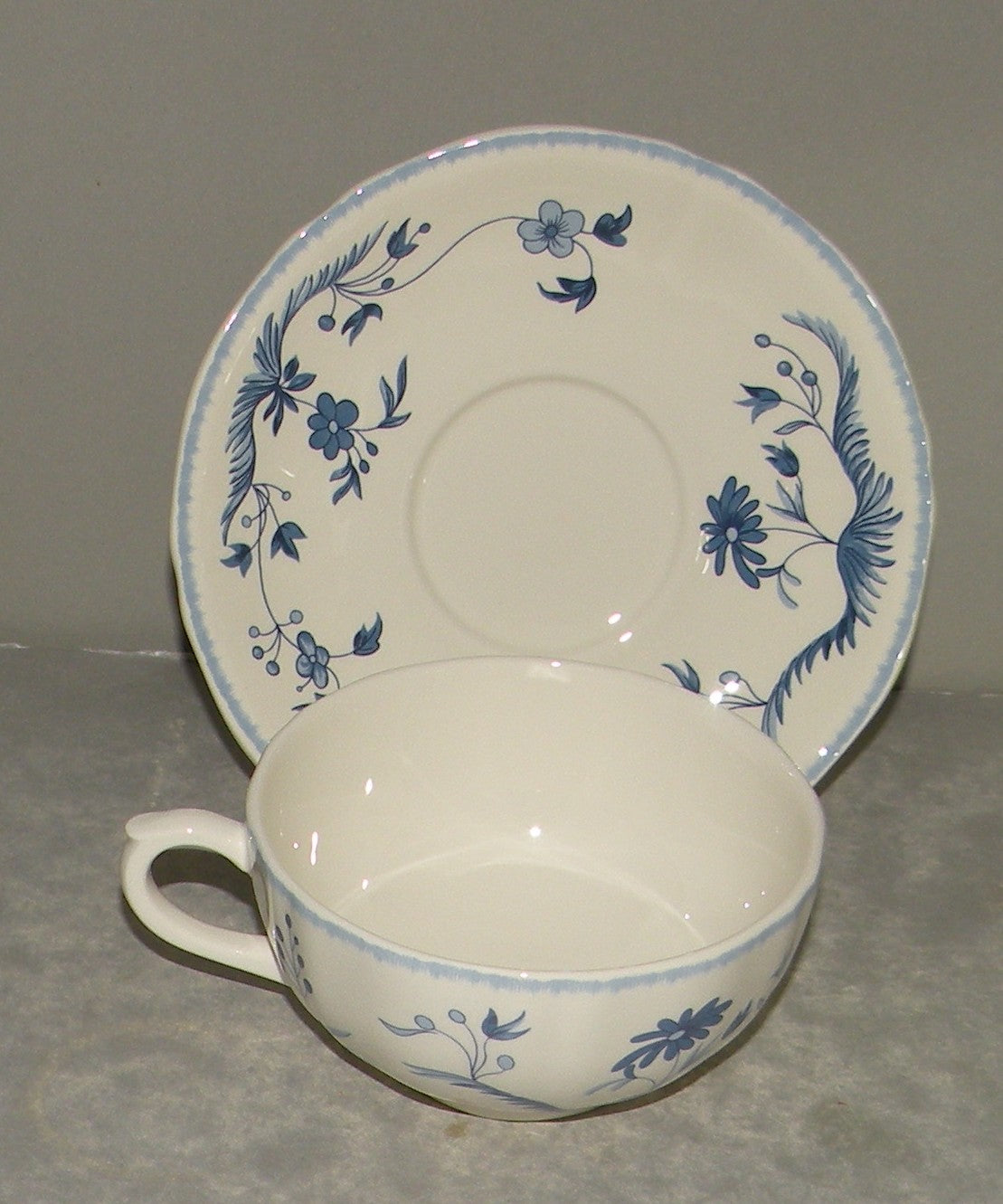 Breakfast Cup & Saucer, Paradis Bleu