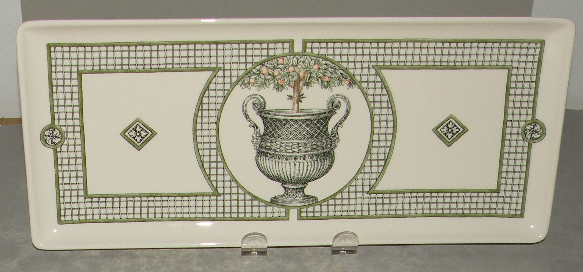 Oblong Serving Tray, Les Vases a Oranger